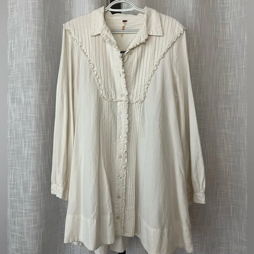 free people white dress - Picture 1 of 2